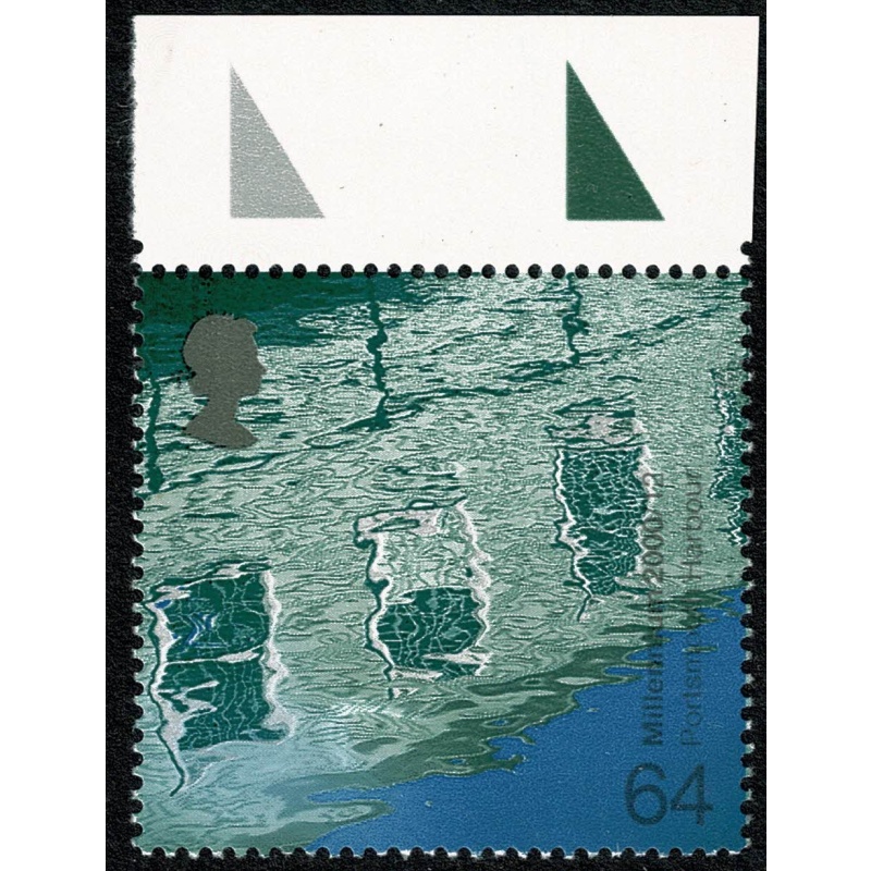 2000 64p Water & Coast MISSING PHOSPHOR. SG 2137a