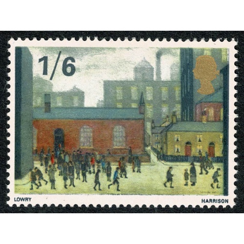 1967 Paintings 1/6. MISSING PHOSPHOR. SG 750y