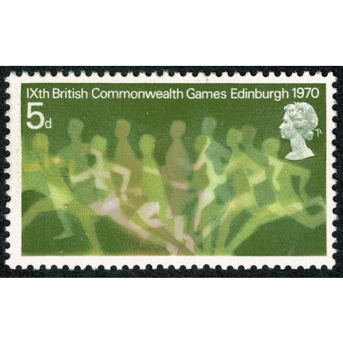 1970 Commonwealth Games 5d MISSING PHOSPHOR. SG 832y
