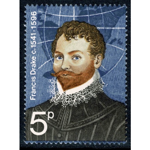 1973 Explorers 5p. MISSING GOLD. SG 925a