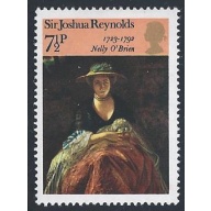 1973 Paintings 7½p. MISSING EMBOSSING SG 933c