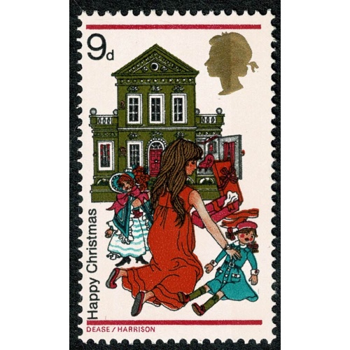1968 Christmas 9d. MISSING YELLOW. SG 776a